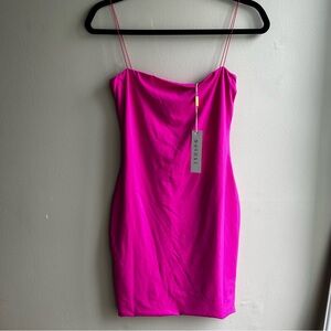 Meshki Fuchsia Mini Dress